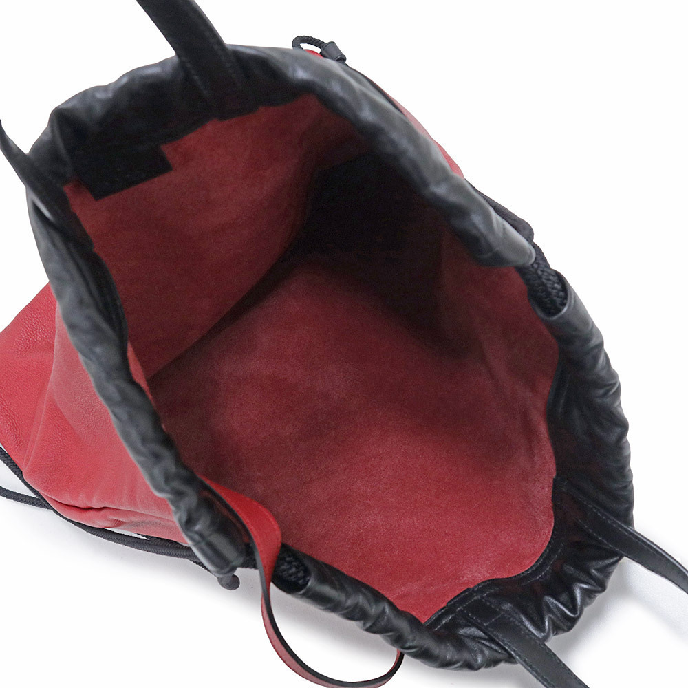 Gucci Sherry Drawstring Backpack Daypack Calfskin… - image 2